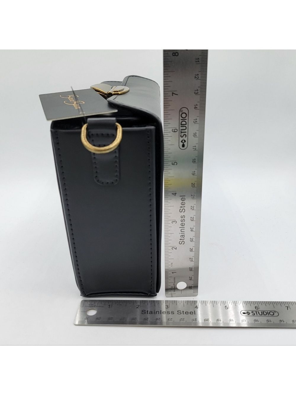 Beara Beara Black Ishie Box Handbag NEW #2933 - Picture 4 of 11